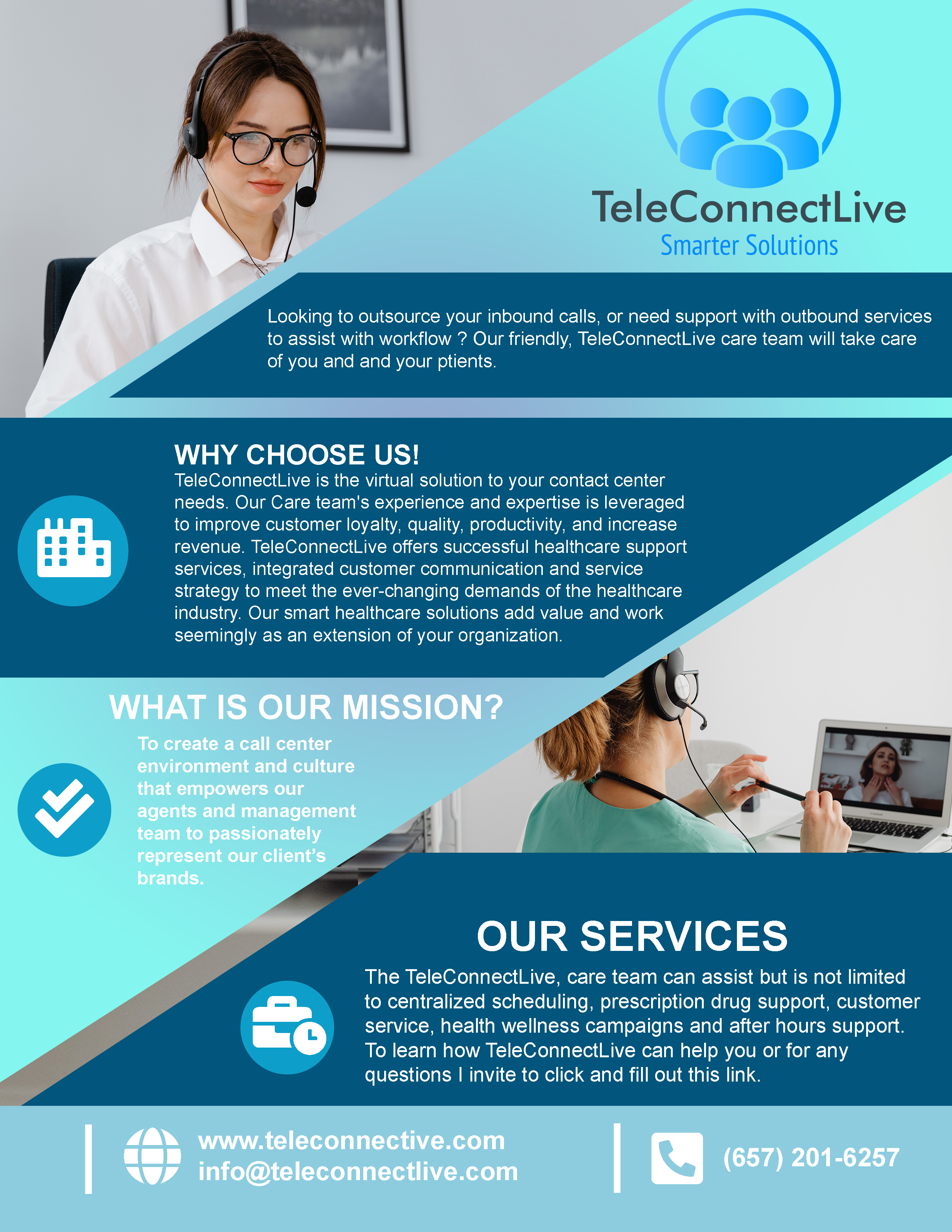 TeleConnectLive flyer