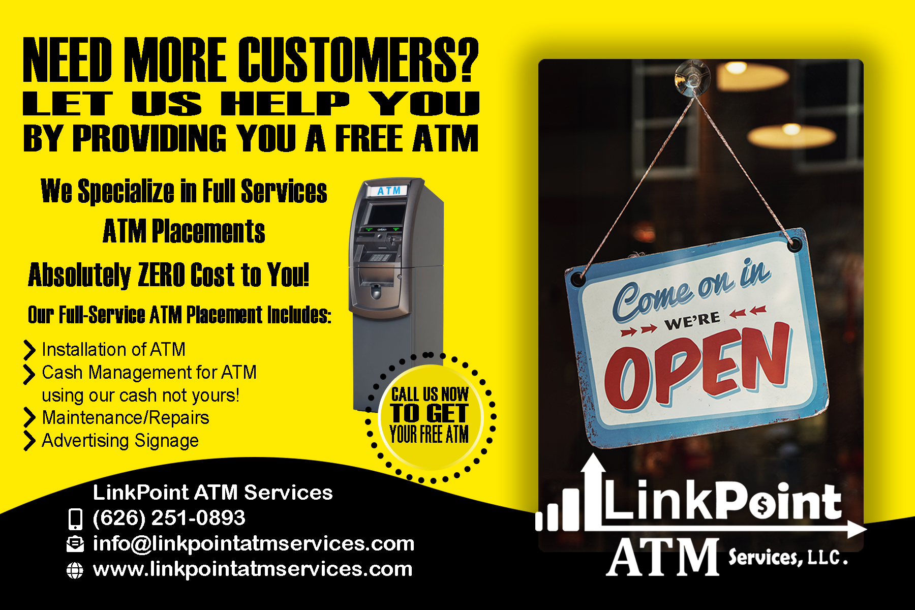 ATM Flyer Yellow